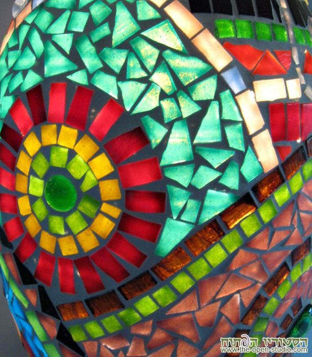 עבודת mosaic-lamps