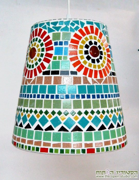 עבודת mosaic-lamps