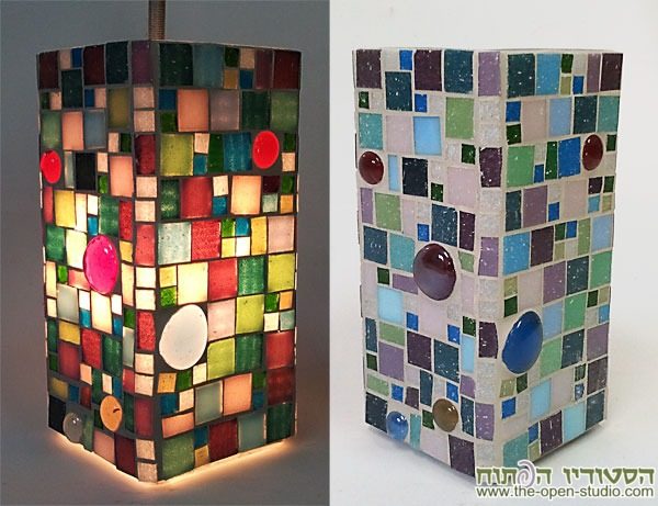 עבודת mosaic-lamps