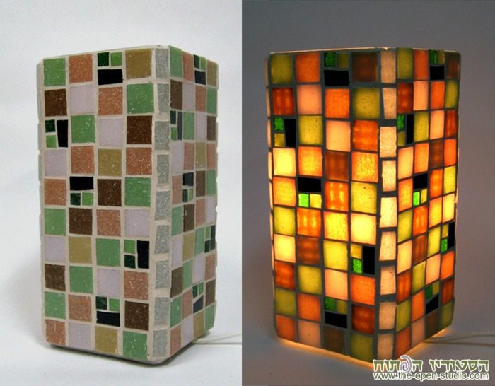 עבודת mosaic-lamps