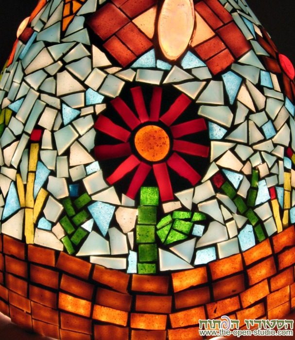 עבודת mosaic-lamps