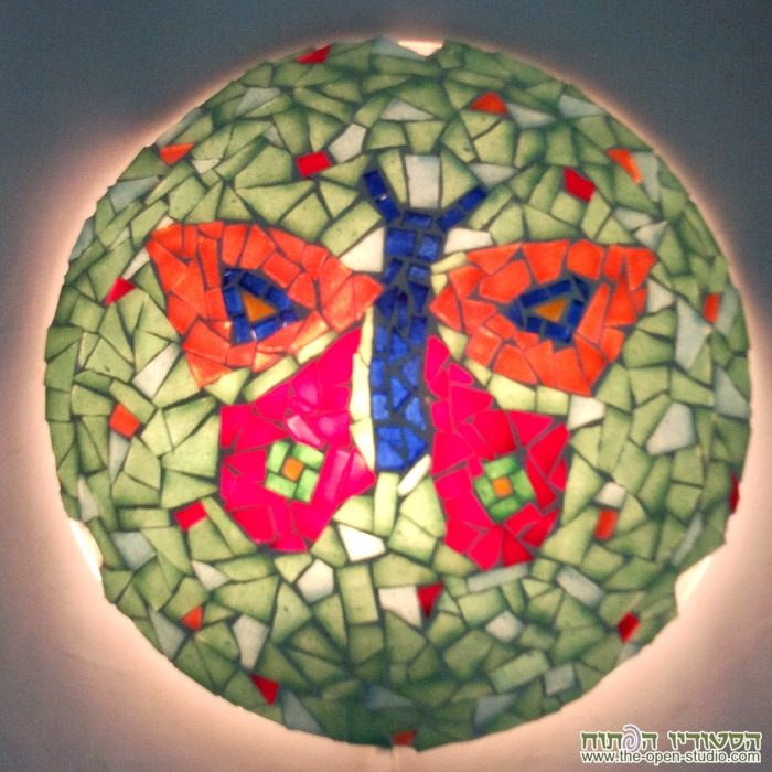 עבודת mosaic-lamps