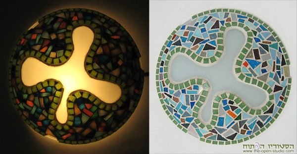 עבודת mosaic-lamps