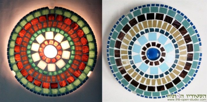 עבודת mosaic-lamps