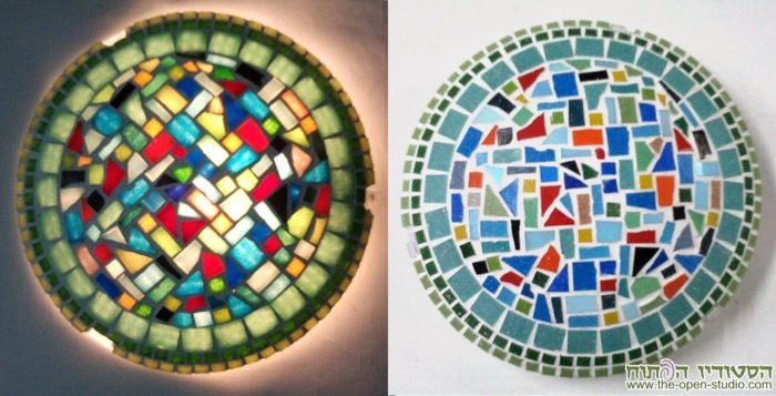 עבודת mosaic-lamps