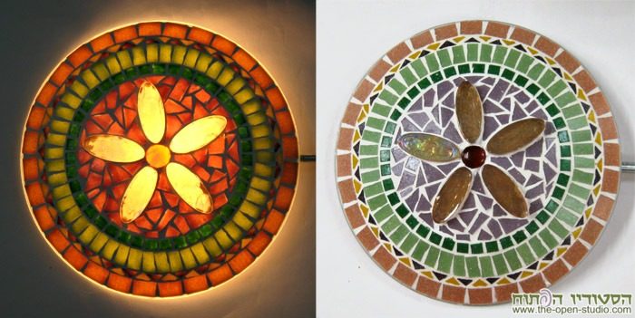 עבודת mosaic-lamps
